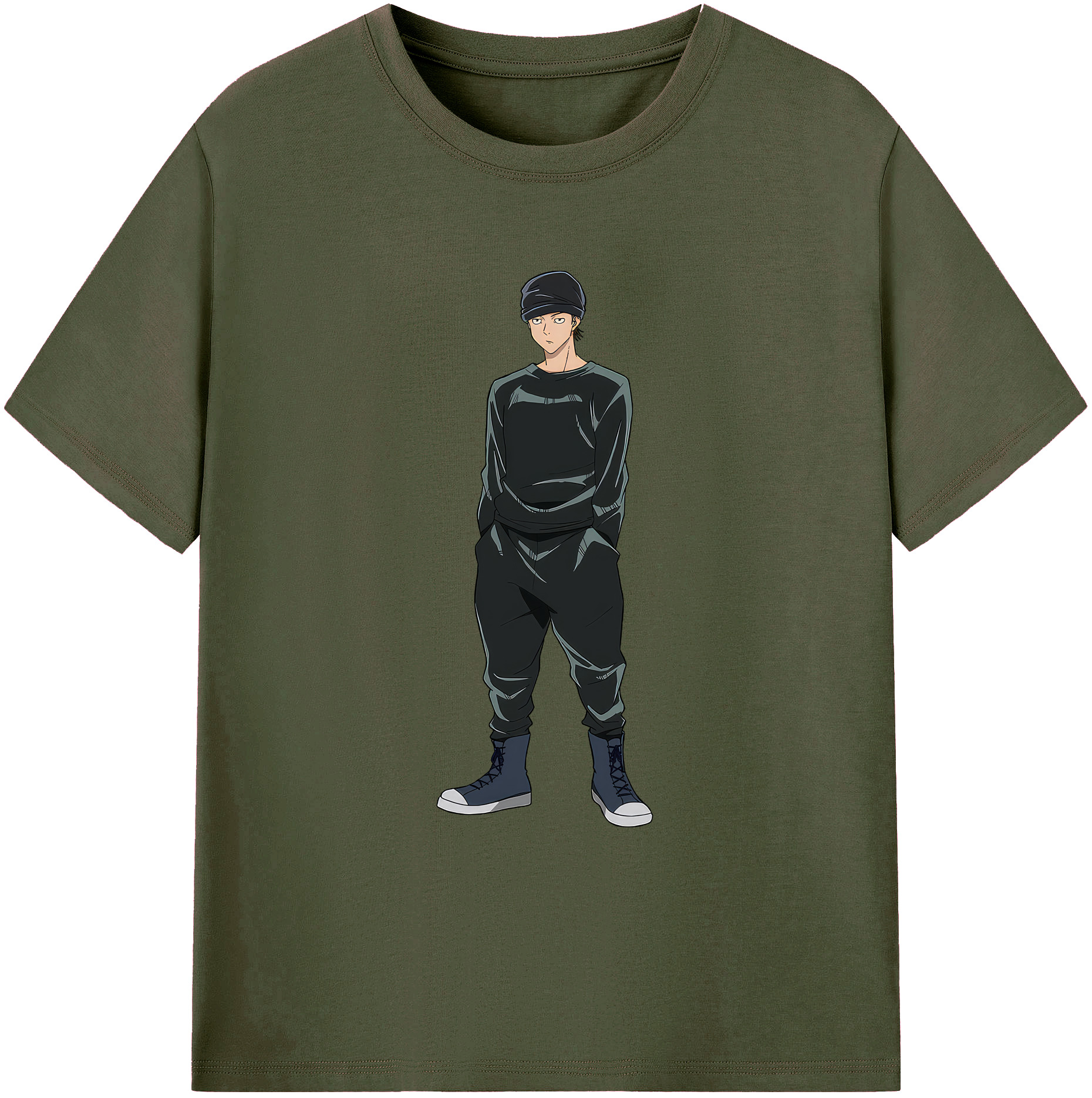 （画像用） 呪術廻戦 Jujutsu Kaisen 綿100％ メンズ半袖Tシャツ｜肌触りやわらか＆通気性